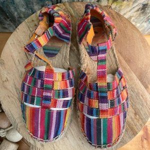 Rocket Dog Rainbow Espadrilles with T-strap - So Freakin' Cute!
